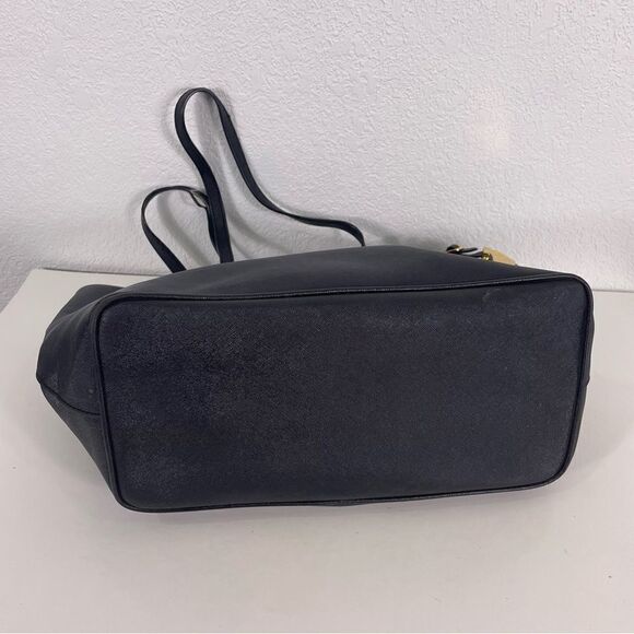 Marc Jacobs Collection Black Leather Large Tote Purse - Picture 5 of 7